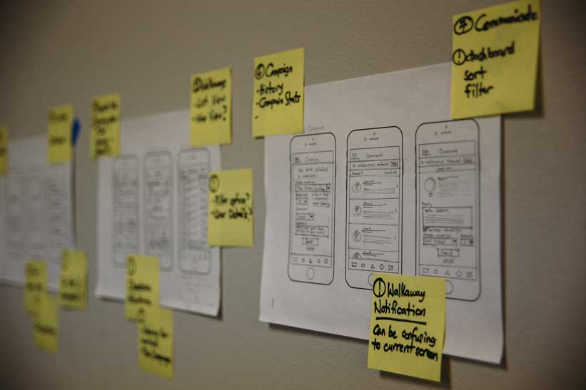 Synthesizing concept wireframe